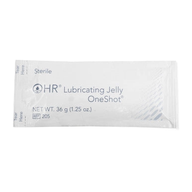 HR Sterile Lubricating Jelly One Shot,"Single foil packet of lubricating jelly"