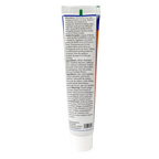 BrushMate ToothPaste,"Back view of toothpaste tube with ingredient and directions panel"