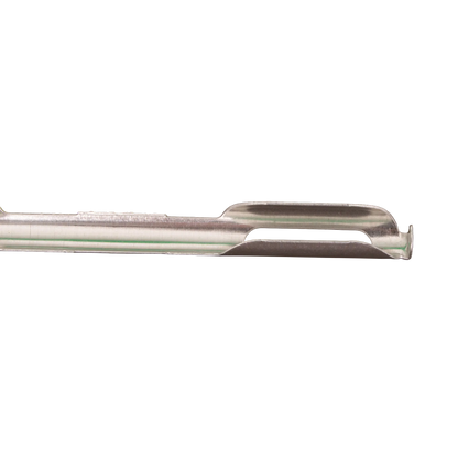 Canes,"Clear cane shaft with side handgrip detail"