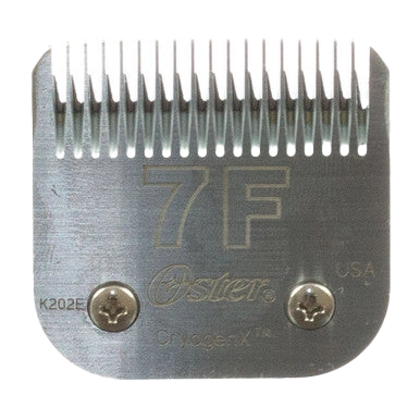 A5 Oster® Cryogen-X™ Blades,"Metal clipper blade with fine teeth and two screws"