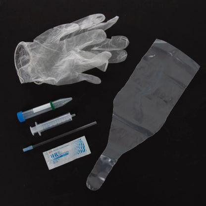 "Canine Collection Kit with Collection Cone & 6"" Pipette","Collection kit with glove, syringe, pipette tube, lubricant packet, and clear cone"