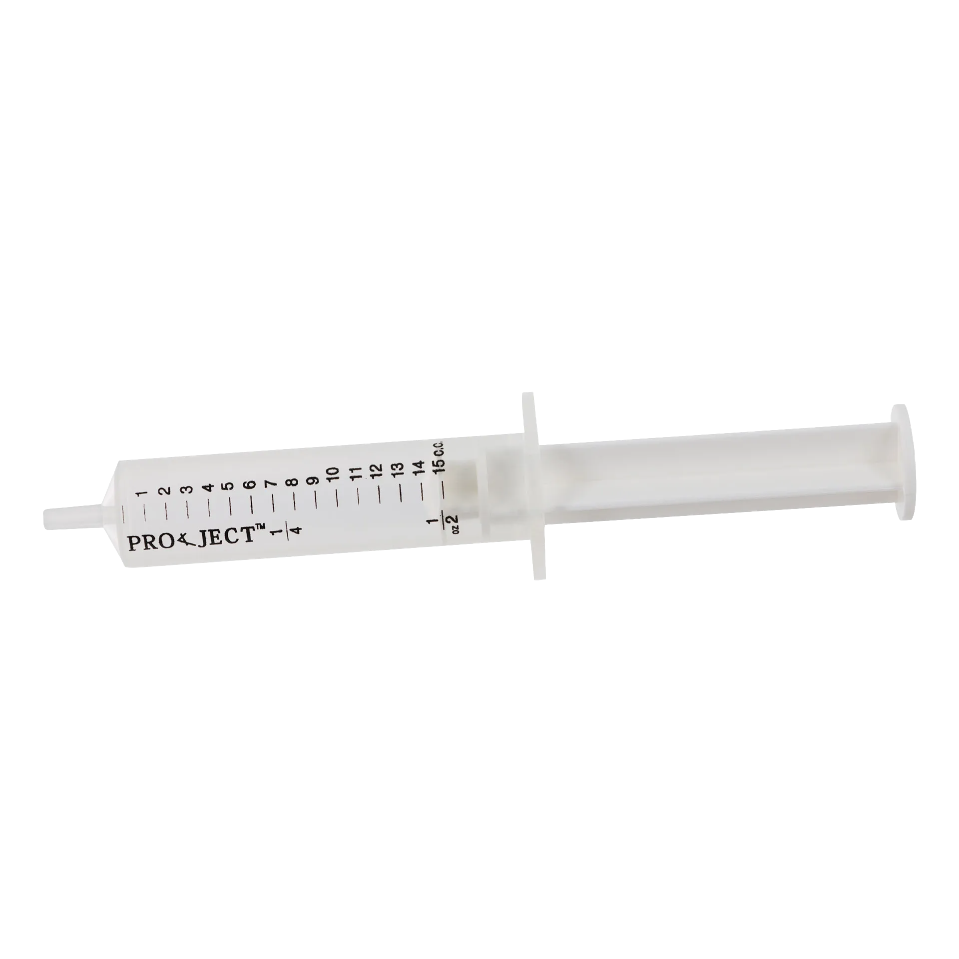 Semen Safe All Plastic Sterile Syringes Luer Slip Tip,"Clear plastic syringe with luer slip tip, side view"