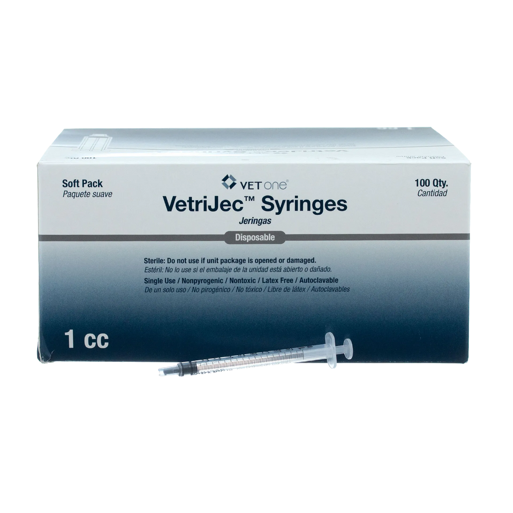 Small Syringes without Needles,"Box of small syringes with one clear syringe in front"