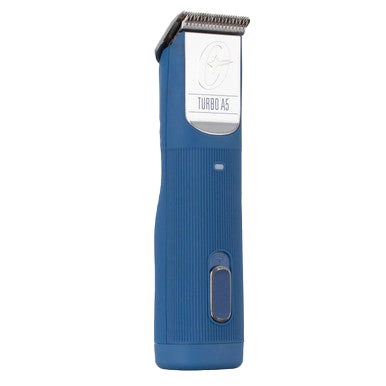 Oster® Cordless Turbo A5® Clipper,"Blue cordless clipper with metal blade"