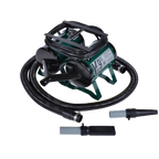 K-9 III Dog Dryer With FREE Water Peeler,"Green dog dryer with hose and two nozzle attachments"