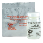 Kenney Skim Milk Canine Semen Extender Kit,"Foil pouch with white bottle and ribbed cap"