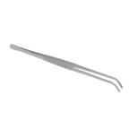 Straw Tweezer, Metal 12","Metal tweezer with angled tip"