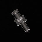 Straw Adapter,"Clear plastic straw adapter with side grip tabs"