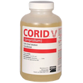 Corid® 9.6% Oral Solution,"Plastic bottle with white cap and front label"