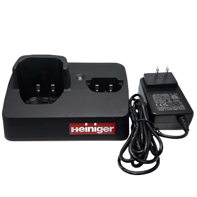 Purple Saphir Cordless Clipper Two Batteries by Heiniger and FREE Blade,"Black dual battery charging dock with power adapter"