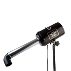Top Gun Stand Dryer Variable Speed,"Black stand dryer with angled nozzle on tripod stand"