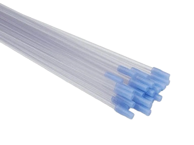 Flex Tip Sterile Infusion/Insemination Pipette,"Bundle of clear tubes with blue tips"