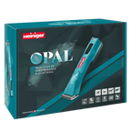 Opal Cordless Clipper and Free Blade,"Teal clipper retail box with clipper image"