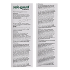 Safe-Guard® Equine Dewormer,"Back label panel with directions and warnings"