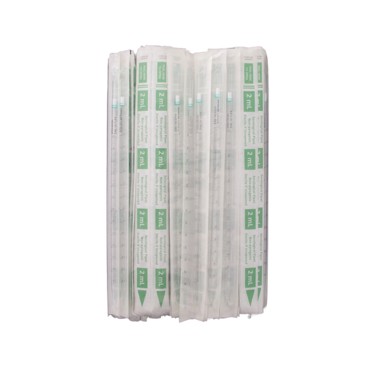 Serological Pipette, Sterile,"Bundle of individually wrapped clear pipettes"