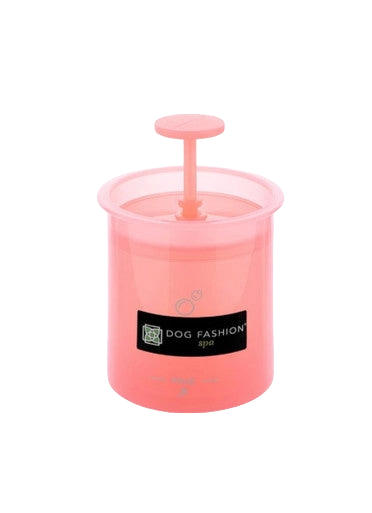Facial Foamer,"Pink cylindrical foaming cup with plunger lid"