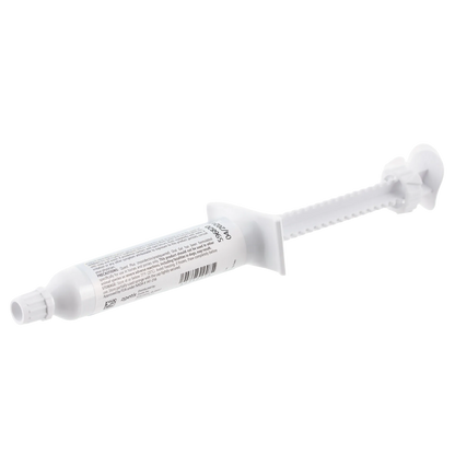 Quest® Plus Equine Oral Gel,"White oral gel syringe with capped tip and plunger"