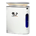 Puppywarmer® Oxygen Concentrator,"White oxygen concentrator with illuminated top tray and blue side window"