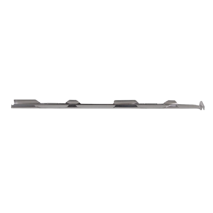 Canes,"Side view of clear cane connector strip"