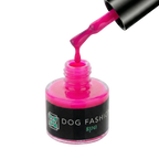 Non-toxic Nail Polish,"Open nail polish bottle with bright pink brush"