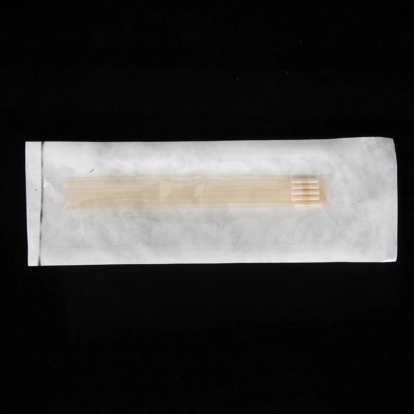 Straw, Radiated,"Wrapped bundle of clear plastic straws in sealed pouch"