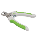 Andis® Nail Clipper,"White and green nail clipper with spring and textured grips"