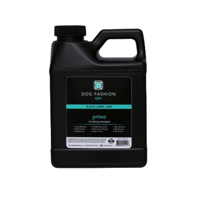 Primo Clarifying Shampoo,"Black plastic shampoo bottle with handle and screw cap"