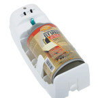 Country Vet Automatic Flying Insect Kill System,"White automatic dispenser with inserted aerosol can"