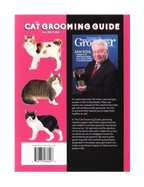 The Cat Grooming Guide by Sam Kohl 3rd Edition,"Back cover of book with three cat photos and author portrait"