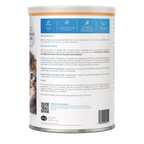 KMR®,"Back view of powdered milk replacer can with cat image"