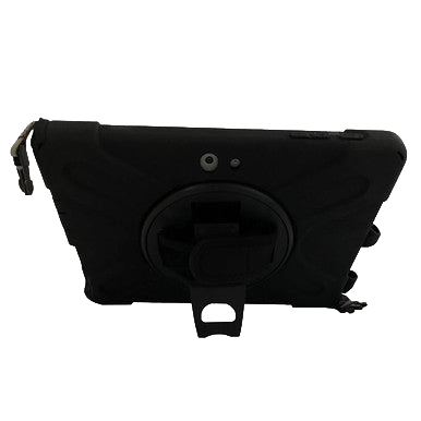ScanX Portable Ultrasound,"Black handheld device in protective case with back stand"