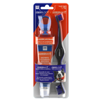 Paw Ready Oral Care Bundle,"Blister pack with dog toothbrush, toothpaste tube, and bite block"