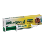 Safe-Guard® Equine Dewormer,"Paste syringe with green plunger and product box"