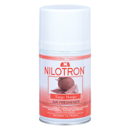 Nilodor Nilotron™ Designer Aerosols,"Aerosol can with white cap and red mango label"