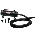 Air Force Master Blaster Variable Dryer,"Black pet dryer with flexible hose and four nozzle attachments"