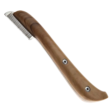 Aaronco Fine Stripping Knife,"Wood-handled stripping knife with fine metal blade"
