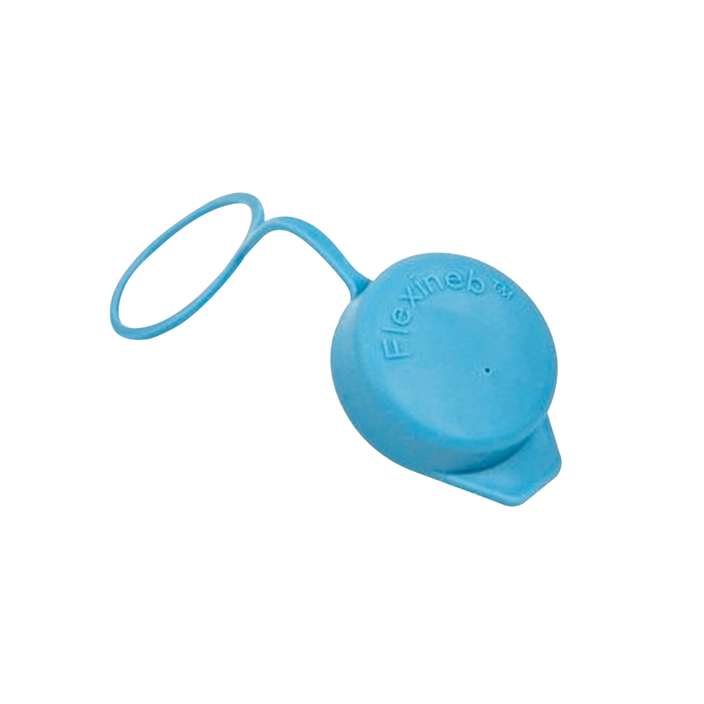 Flexineb® Medium Medication Cup,"Blue cap with attached tether loop"