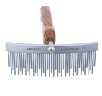 Aaronco Rake Superior Staggerd Shedder,"Metal shedding rake with wooden handle"