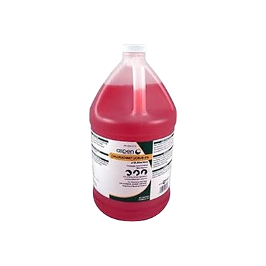 Aspen Chlorhexidine Scrub 4%,"Pink liquid bottle with white screw cap"