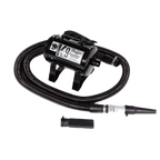K-9 Fluffer Dog Dryer & Dog Fluffer,"Black pet dryer with hose and nozzle attachments"