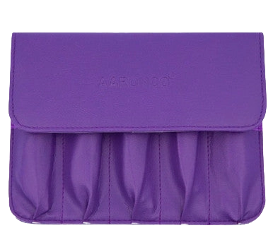 Aaronco Set of 5 Stripping Knife,"Purple folding pouch with five tool slots"
