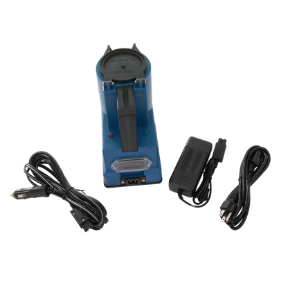 Digital Cito Thaw,"Blue warming unit with attached power cords and adapter"