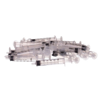 Small Syringes without Needles,"Pile of clear plastic syringes"