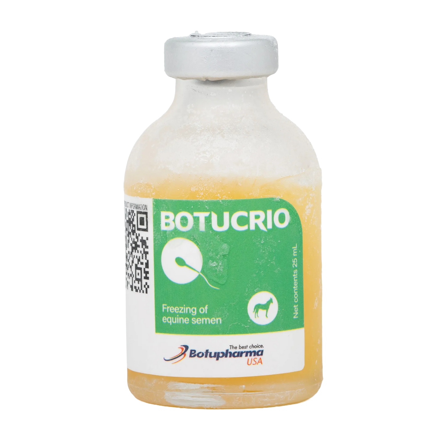 BotuCrio Freezing Extender,"Frosted vial with yellow contents and white cap"