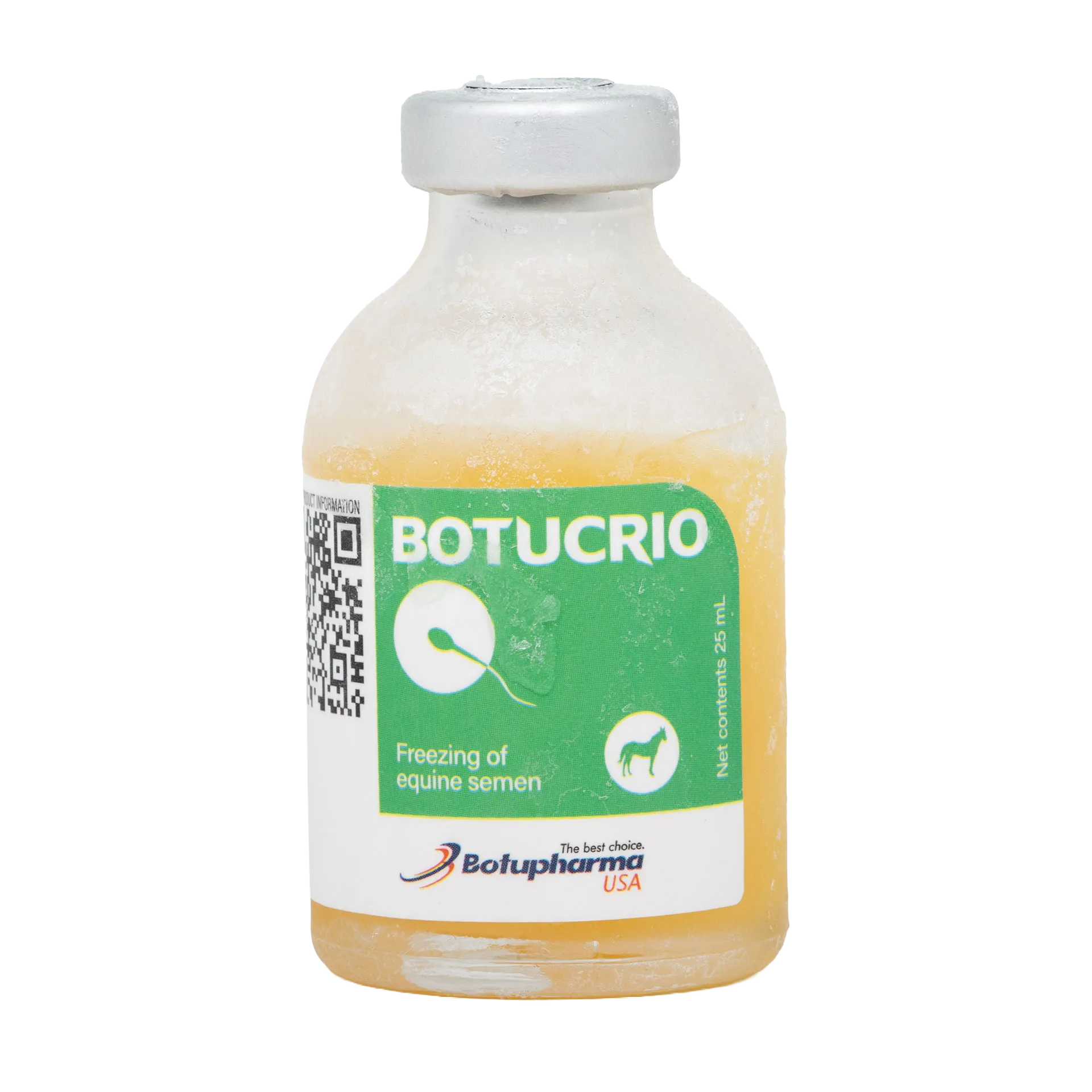 BotuCrio Freezing Extender,"Frosted vial with yellow contents and white cap"