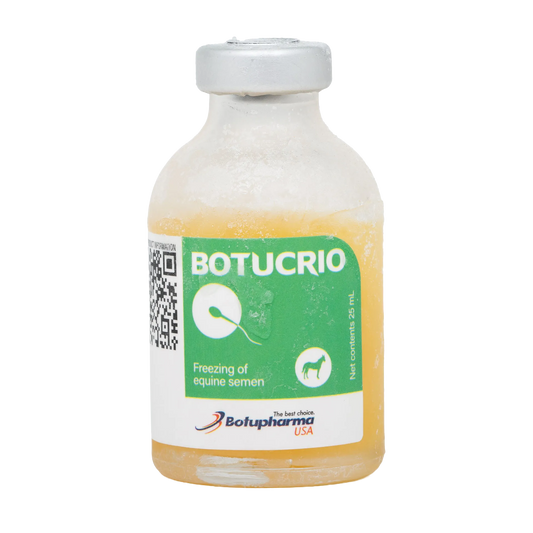 BotuCrio Freezing Extender,"Frosted vial with yellow contents and white cap"