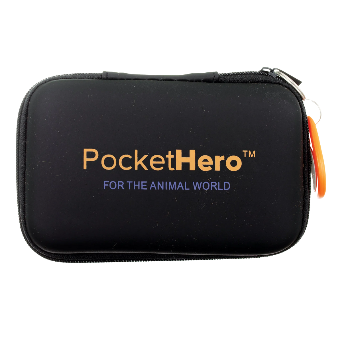Pocket Hero™ ISO Microchip Scanner,"Black zippered carrying case with key ring"