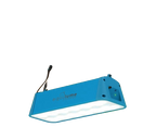 "Equilume Stable Light V3, Nature's Light Indoors","Blue rectangular hanging light fixture"