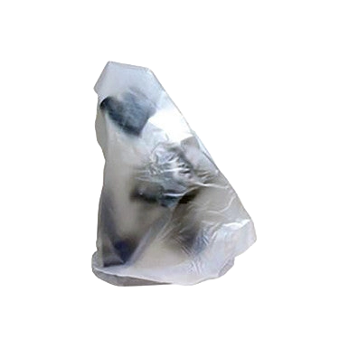 Microscope Dust Cover,"Clear plastic dust cover draped over microscope"