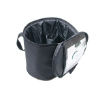Flexineb® System Storage Case,"Open black storage case with clear front pocket"
